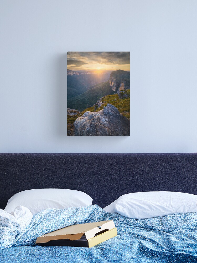 Thumbnail 2 of 3, Canvas Print, Rigby Hill, Blackheath, Blue Mountains, New South Wales, Australia designed and sold by Chockstone.