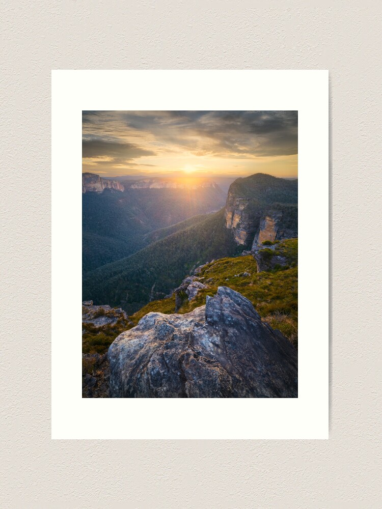 Thumbnail 1 of 3, Art Print, Rigby Hill, Blackheath, Blue Mountains, New South Wales, Australia designed and sold by Chockstone.