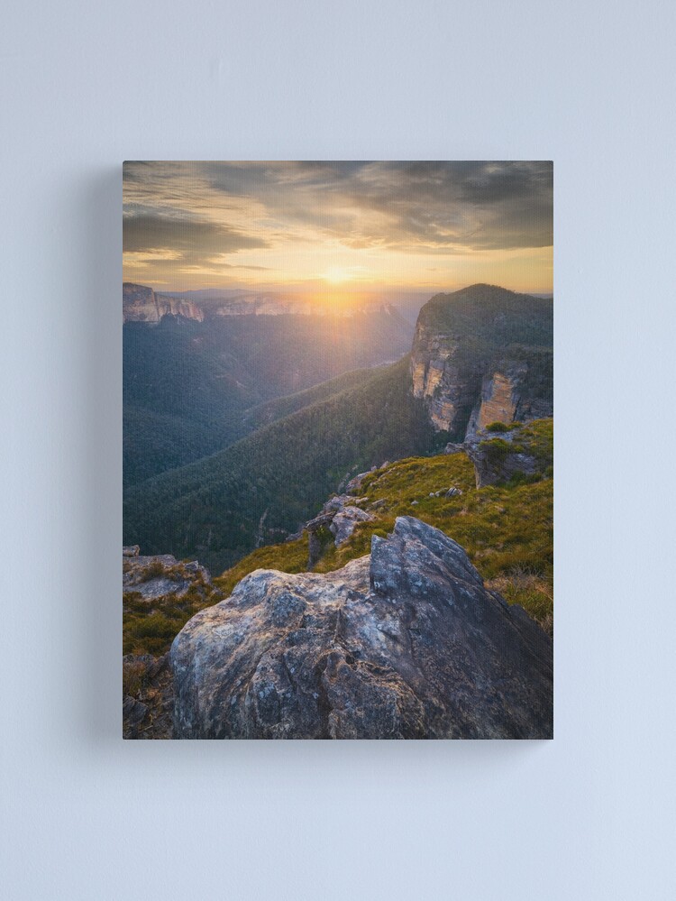 Thumbnail 1 of 3, Canvas Print, Rigby Hill, Blackheath, Blue Mountains, New South Wales, Australia designed and sold by Chockstone.