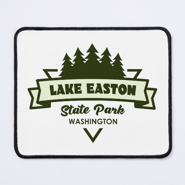 Item preview, Lake Easton State Park Washington Trees And Ribbon designed and sold by bivenart.