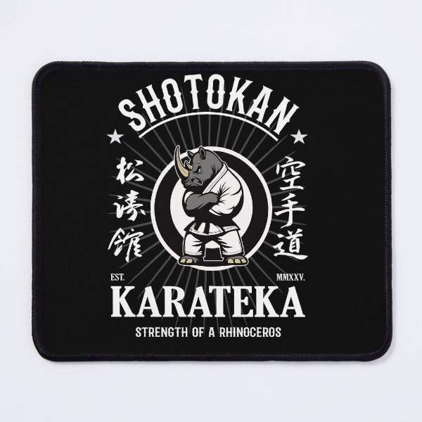 Item preview, Rhinoceros Strength - Shotokan Karate with the power of a rhinoceros designed and sold by RetroMaritalArt.
