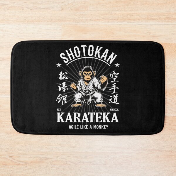 Item preview, Agile Like a Monkey - Shotokan Karate Monkey Design for Agility and Strength designed and sold by RetroMaritalArt.