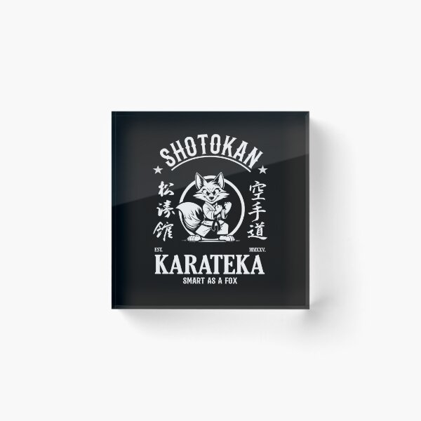 Item preview, Smart as a Fox - Shotokan Karate Design for Intelligence and Foresight designed and sold by RetroMaritalArt.
