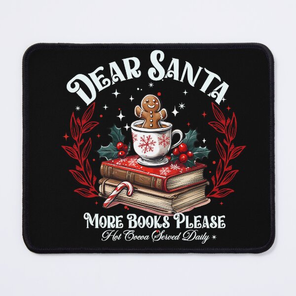 Item preview, Dear Santa More Books Please designed and sold by vintagearttee.