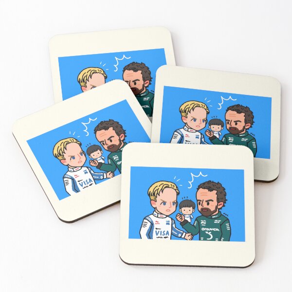 Item preview, Fernando Alonso / Yuki Tsunoda & Liam Lawson designed and sold by ourhappyface.
