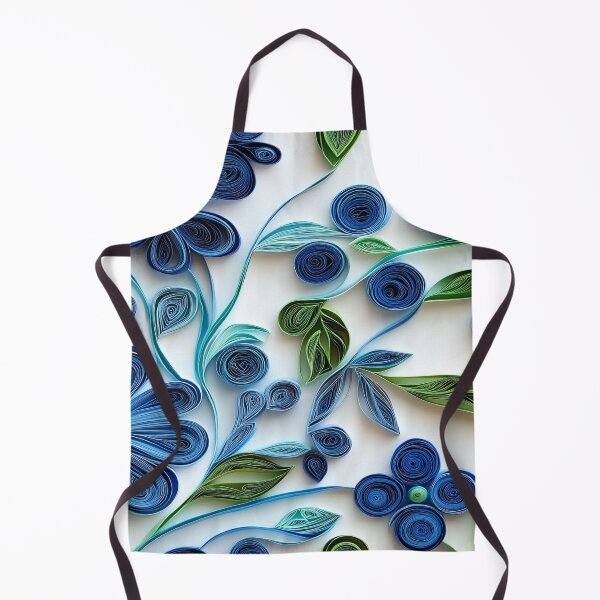 Item preview, Blue Paper Floral designed and sold by PrintsByFrank.