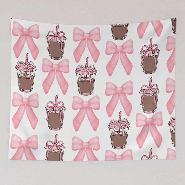 Item preview, Pink Coquette Bows Coffee Lover designed and sold by thebest-2studio.