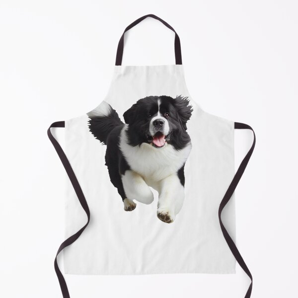 Item preview, Happy White and Black Newfoundland designed and sold by HappyDogPark.