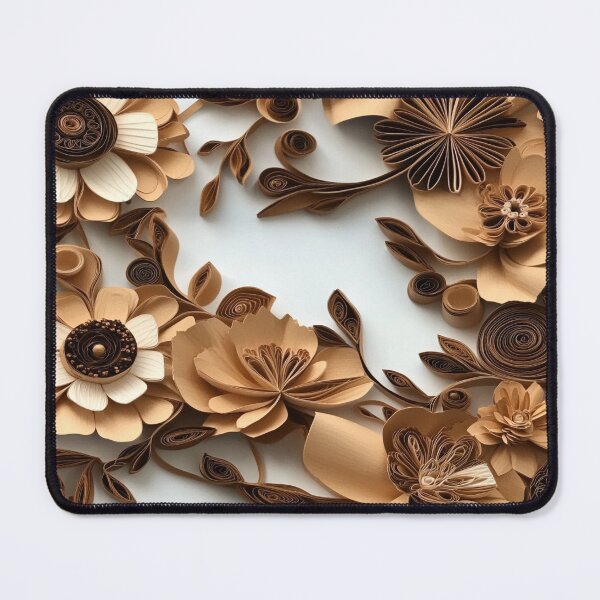Item preview, Brown Paper Floral designed and sold by PrintsByFrank.