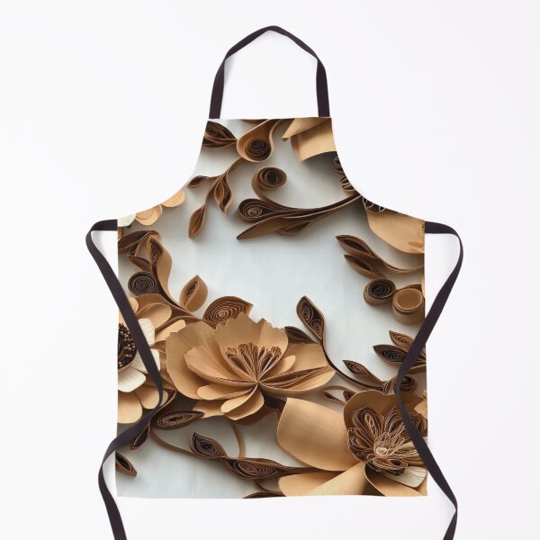 Item preview, Brown Paper Floral designed and sold by PrintsByFrank.