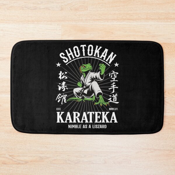 Item preview, Nimble as a Lizard - Shotokan Karate Design for Agility and Skill designed and sold by RetroMaritalArt.