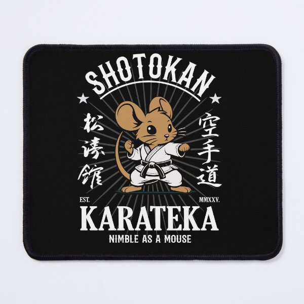Item preview, Nimble as a Mouse - Shotokan Karate Design for Agility and Skill designed and sold by RetroMaritalArt.