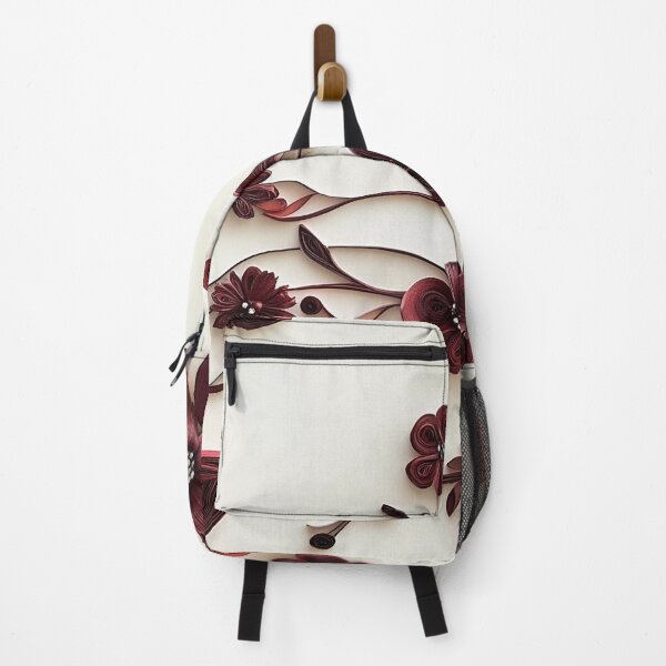 Item preview, Burgundy Paper Floral designed and sold by PrintsByFrank.