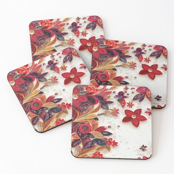 Item preview, Glitter Paper Floral designed and sold by PrintsByFrank.