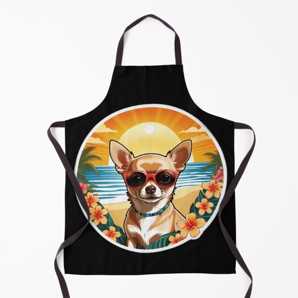 Item preview, Chihuahua Puppy with Sunglasses and Marbles at Sunset in Hawaii designed and sold by NautiChic.
