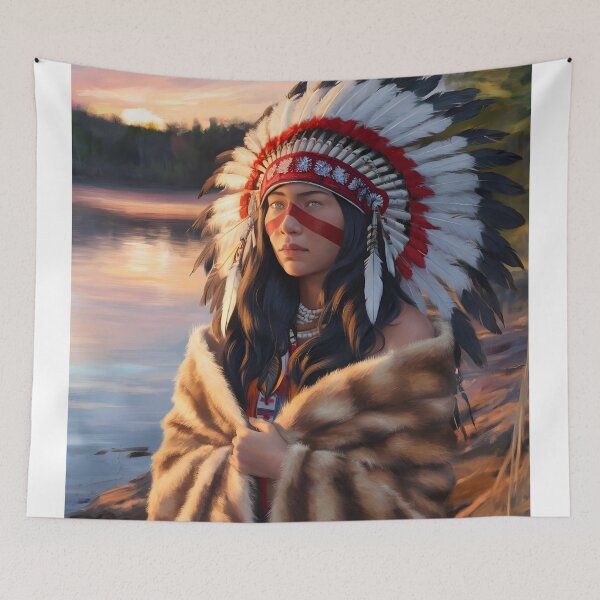 Item preview, Sunset Serenity_2: Native Spirit by the Lake designed and sold by KennerTH.