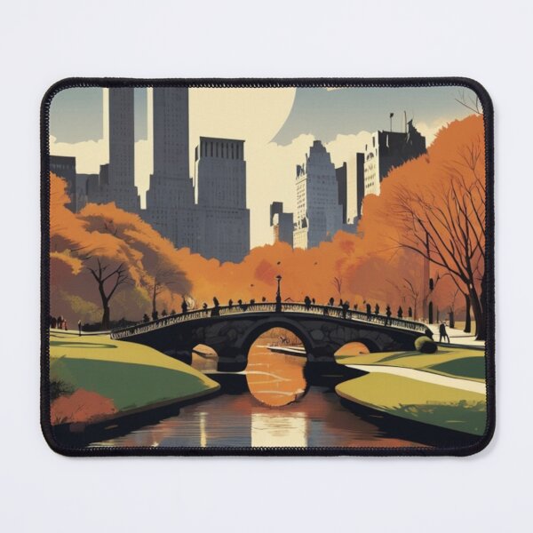 Item preview, 001 Vintage Central Park in New York City, USA Poster Design designed and sold by Alexis Art Collection.