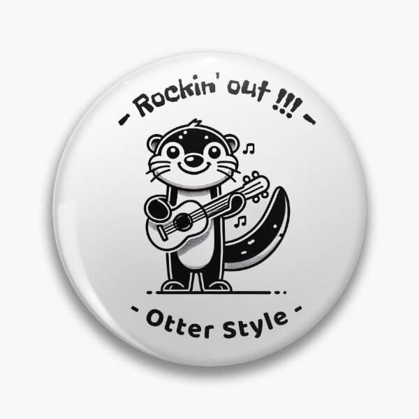Item preview, Rockin' out, otter style designed and sold by Erbs Hub.