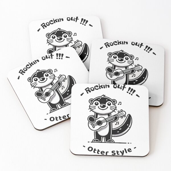 Item preview, Rockin' out, otter style designed and sold by Erbs Hub.