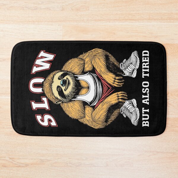 Item preview, Sloth Running Funny Slow But Also Tired Marathon Runner designed and sold by GrandeDuc.