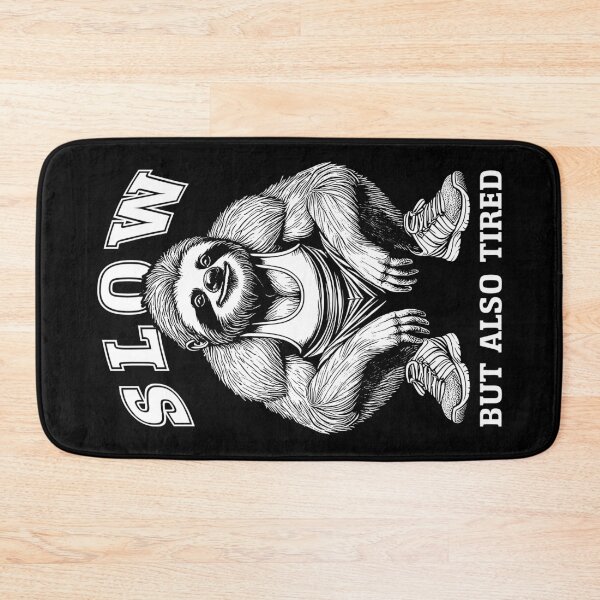 Item preview, Sloth Running Funny Slow But Also Tired Marathon Runner designed and sold by GrandeDuc.