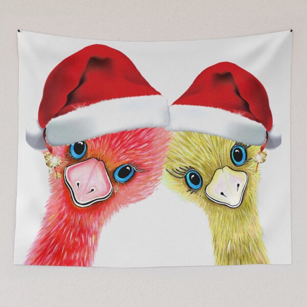 Item preview, Festive Emus designed and sold by Linda Callaghan.