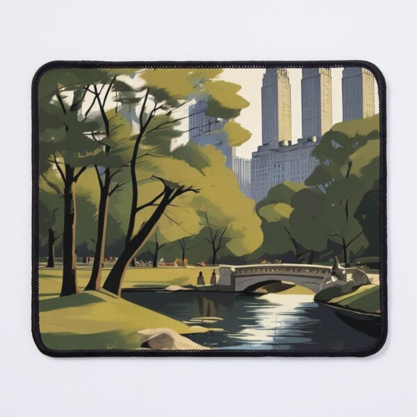Item preview, 003 Vintage Central Park in New York City, USA Poster Design designed and sold by Alexis Art Collection.