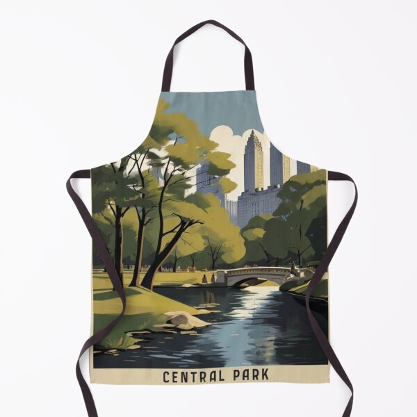 Item preview, 003 Vintage Central Park in New York City, USA Poster Design designed and sold by Alexis Art Collection.