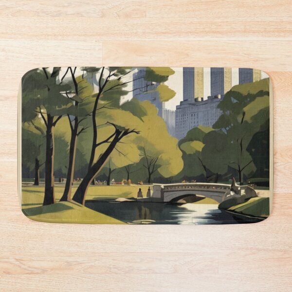 Item preview, 003 Vintage Central Park in New York City, USA Poster Design designed and sold by Alexis Art Collection.