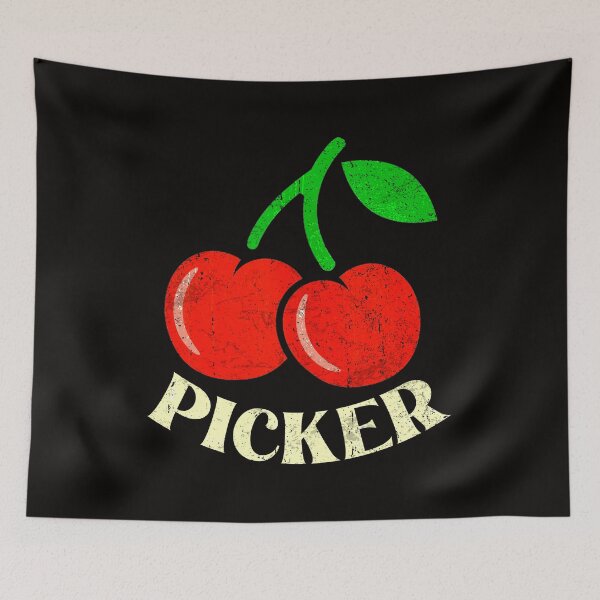 Item preview, Cherry Picker Cherries Fruit Picking designed and sold by MackenzieBin.