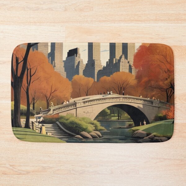 Item preview, 005 Vintage Central Park in New York City, USA Poster Design designed and sold by Alexis Art Collection.