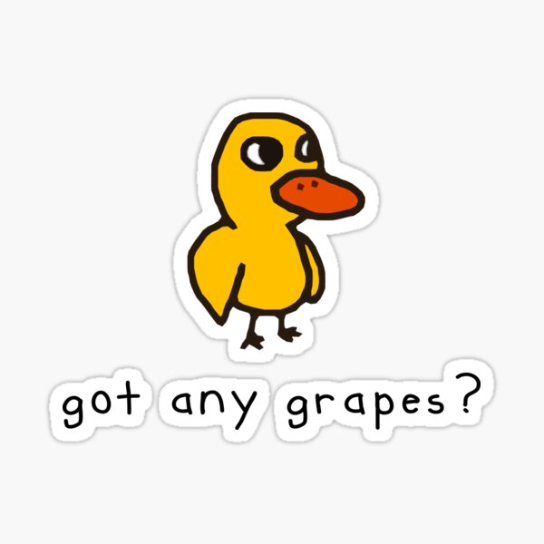 got any grapes? Sticker