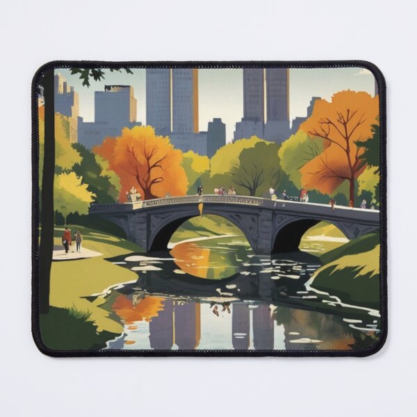 Item preview, 006 Vintage Central Park in New York City, USA Poster Design designed and sold by Alexis Art Collection.
