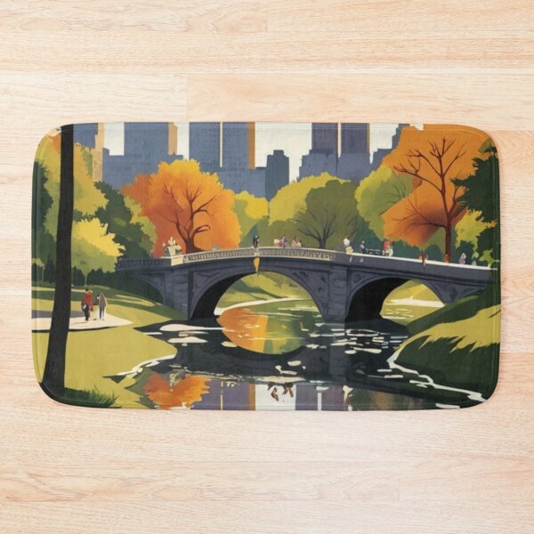 Item preview, 006 Vintage Central Park in New York City, USA Poster Design designed and sold by Alexis Art Collection.