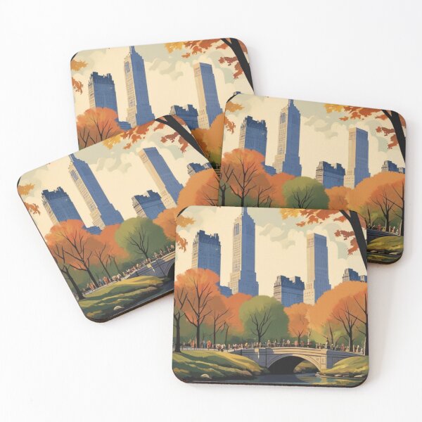 Item preview, 007 Vintage Central Park in New York City, USA Poster Design designed and sold by Alexis Art Collection.