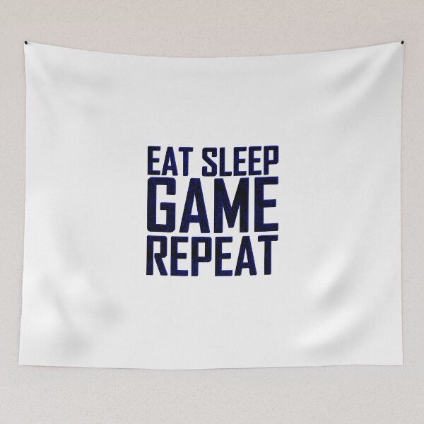 Item preview, EAT SLEEP GAME REPEAT designed and sold by mtsdesign.
