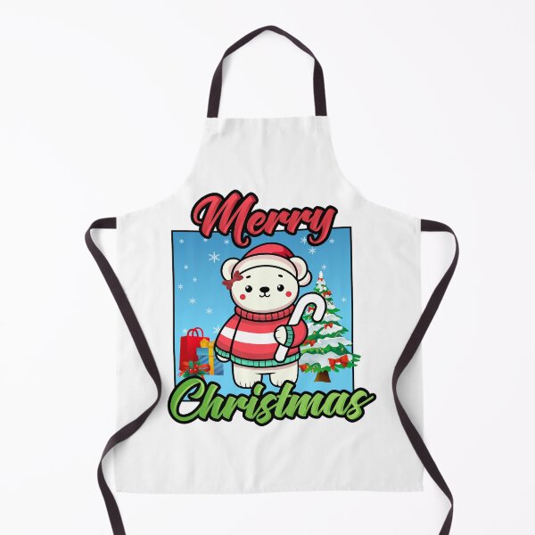 Item preview, : "Cute Christmas Bear with Candy Cane – T-Shirts & Stickers Design Christmas shirts designed and sold by CreativeTomb.