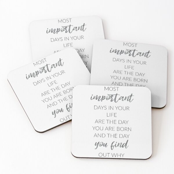 Item preview, Two Most Important Days In Your Life designed and sold by FranceanneTH.