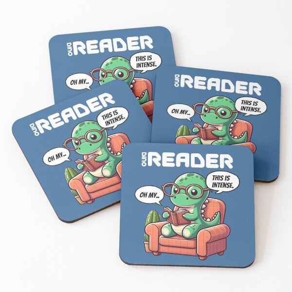 Item preview, Dino Reading On The Couch designed and sold by The magic  Yellow bus.