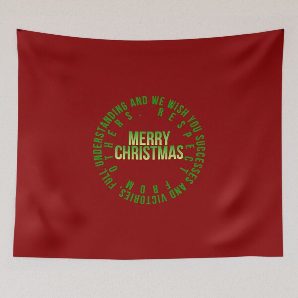 Item preview, We wish you successes and victories, Merry Christmas, cool inscription designed and sold by artdragongift 15.