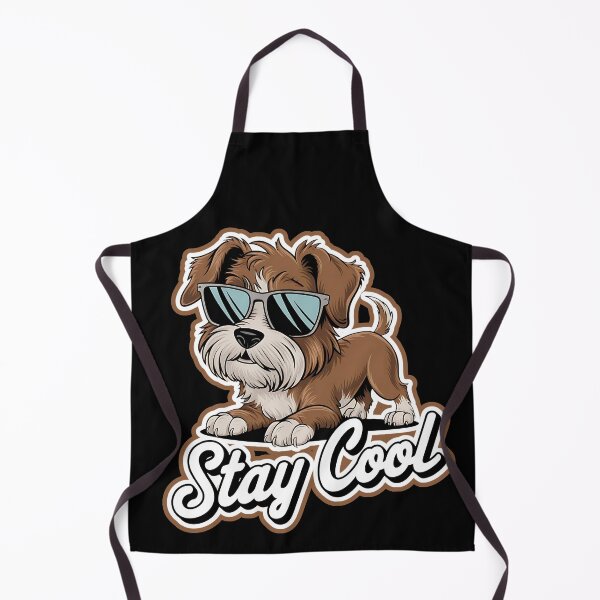 Item preview, STAY COOL cute dog with sunglasses keeping it cool design for dog owners and dog lovers designed and sold by Jt41.