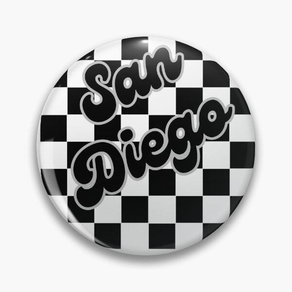 Item preview, San Diego Black & White Checkers designed and sold by SD-LA-AND-U.