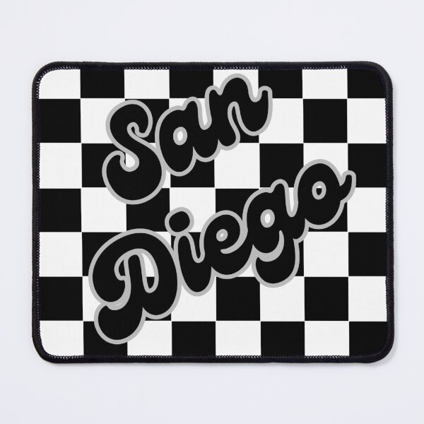 Item preview, San Diego Black & White Checkers designed and sold by SD-LA-AND-U.