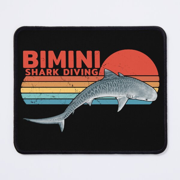 Item preview, Tiger shark Bimini Bahamas designed and sold by NicGrayGraphic.