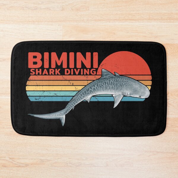 Item preview, Tiger shark Bimini Bahamas designed and sold by NicGrayGraphic.