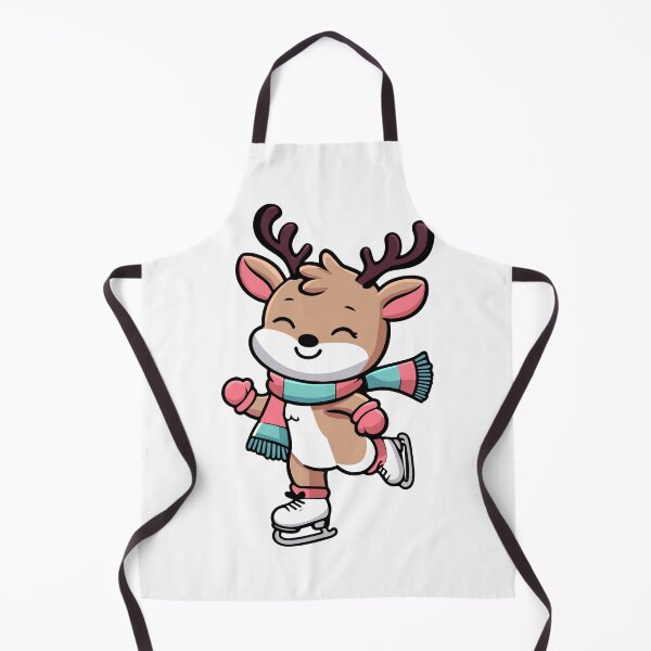 Item preview, Cute Reindeer Ice Skating - T-Shirts & Stickers Design Christmas shirts designed and sold by CreativeTomb.