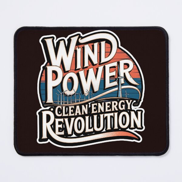 Item preview, WIND POWER CLEAN ENERGY REVOLUTION global warming and climate change solution designed and sold by Jt41.