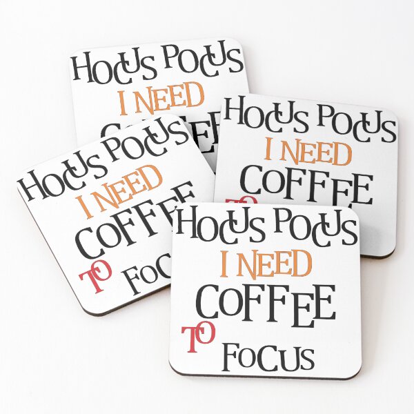 Item preview, Hocus Pocus I Need Coffee To Focus designed and sold by FilizDesigner.