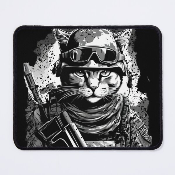 Item preview, Cat soldier, Cat mom, Cat lover, Animal lover, Cat dad designed and sold by WorlDigitalArts.