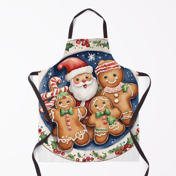 Item preview, Cute Christmas Gingerbread man and Santa Cookies designed and sold by All-About-Life.